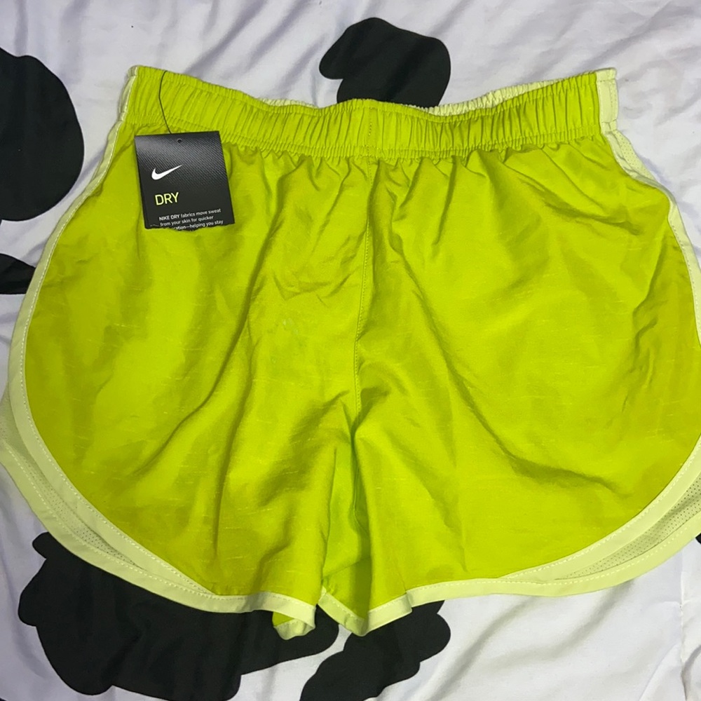 Nike neon shorts dry